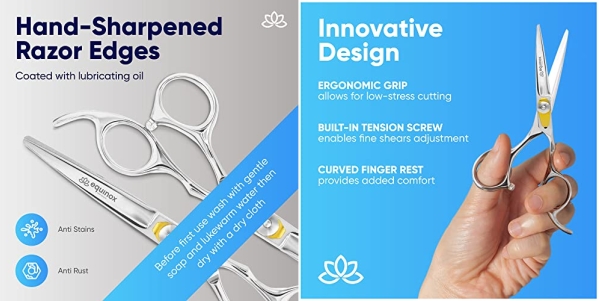 Purchase Equinox Professional Hair Scissors - Hair Cutting Scissors Professional - 6.5