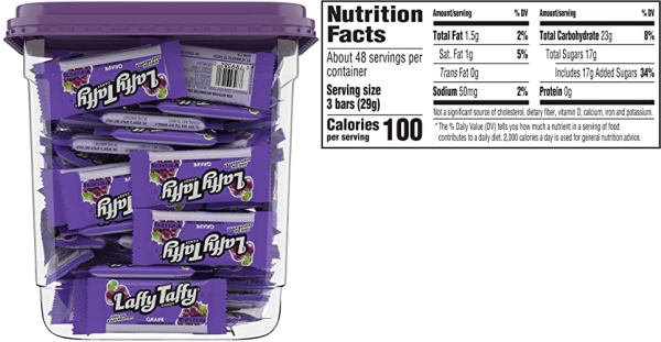 Purchase Laffy Taffy Candy, Grape, 145 Pieces on Amazon.com