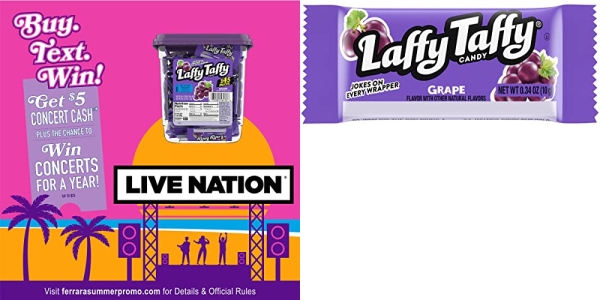 Purchase Laffy Taffy Candy, Grape, 145 Pieces on Amazon.com