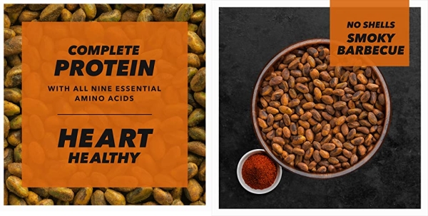 Purchase Wonderful Pistachios, No Shells, Smoky Barbecue Nuts, 2.25oz (Pack of 8) on Amazon.com