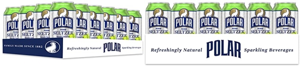 Purchase POLAR Seltzer Water Lime, 12 Fl Oz, Pack of 24 on Amazon.com