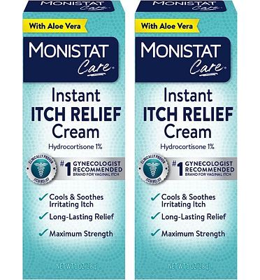 Purchase MONISTAT Care Maximum Strength Instant Itch Relief Cream, 1 Ounce (Pack of 2) at Amazon.com