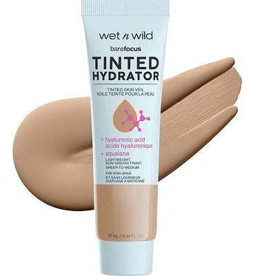 Purchase Wet n Wild Bare Focus Tinted Hydrator Matte Finish, Medium Tan, Oil-Free, Moisturizing Makeup, Hyaluronic Acid, Sheer To Medium Coverage at Amazon.com