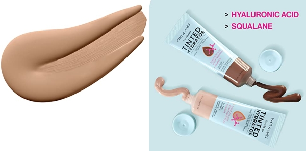 Purchase Wet n Wild Bare Focus Tinted Hydrator Matte Finish, Medium Tan, Oil-Free, Moisturizing Makeup, Hyaluronic Acid, Sheer To Medium Coverage on Amazon.com