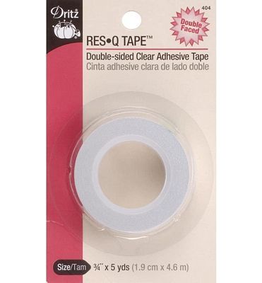 Purchase Dritz Adhesive Res Q Tape, 3/4-Inch x 5-Yards, Clear at Amazon.com