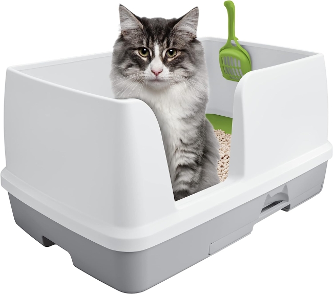Purchase Purina Tidy Cats Non Clumping Litter System, Breeze XL All-in-One Odor Control & Easy Clean Multi Cat Box at Amazon.com