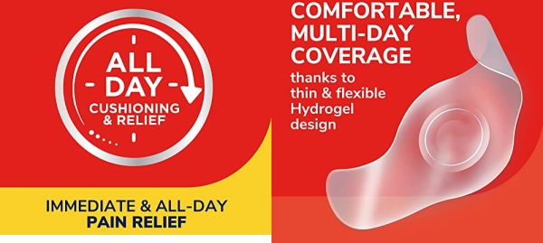 Purchase Dr. Scholl's CORN CUSHION with Hydrogel Technology, 6ct // Cushioning Protection against Shoe Pressure and Friction that Fits Easily In Any Shoe for Immediate and All-Day Pain Relief on Amazon.com