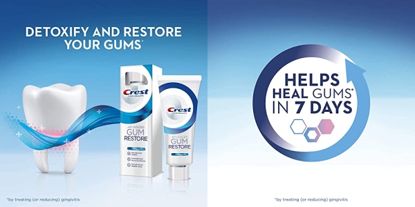 Purchase Crest Pro-Health Advanced Gum Restore Toothpaste, Deep Clean 3.7 Oz (Pack of 3) on Amazon.com