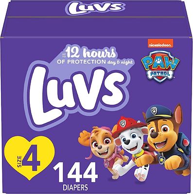 Purchase Luvs Diapers Size 4 144 Count at Amazon.com