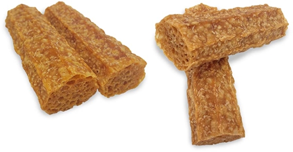 Purchase Himalayan Dog Chew Happy Teeth Yak Cheese Dog Chews Dental Chews, 100% Natural, Long Lasting, Gluten Free, Healthy & Safe Dog Treats for Oral Health, Lactose & Grain Free, Protein Rich, Bacon, 2 Chews on Amazon.com