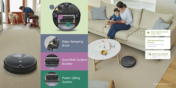 Purchase iRobot Roomba 692 Robot Vacuum-Wi-Fi Connectivity, Works with Alexa, Good for Pet Hair, Carpets, Hard Floors, Self-Charging, Charcoal Grey on Amazon.com