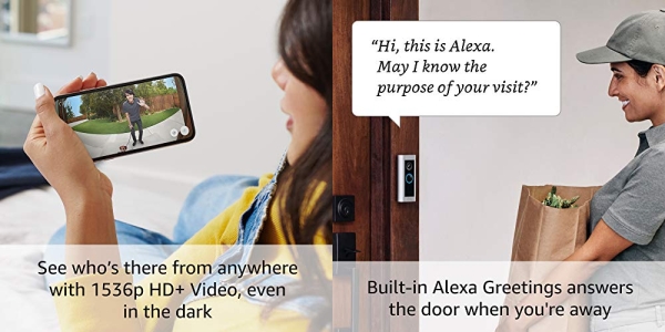 Purchase Ring Video Doorbell Pro 2 - Best-in-class with cutting-edge features (existing doorbell wiring required) on Amazon.com