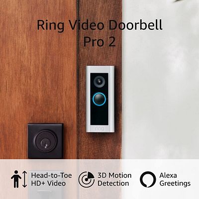 Purchase Ring Video Doorbell Pro 2 - Best-in-class with cutting-edge features (existing doorbell wiring required) at Amazon.com