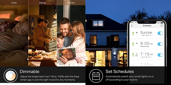 Purchase Kasa Smart Light Bulb Wi-Fi smart bulb, No Hub Required, Soft White on Amazon.com