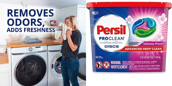 Purchase Persil Discs Laundry Detergent Pacs, Intense Fresh, High Efficiency (HE) Compatible, Laundry Soap, 62 Count on Amazon.com