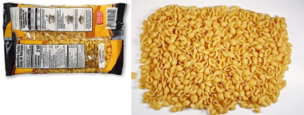 Purchase La Moderna Shells Pasta, Noodles, Durum Wheat, Protein, Fiber, Vitamins, 7 Oz on Amazon.com