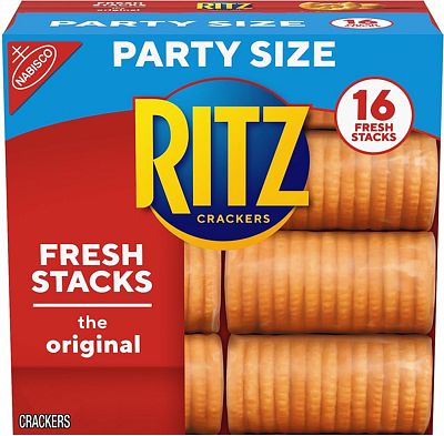 Purchase Ritz Crackers Flavor Party Size Box of Fresh Stacks 16 Sleeves Total, original, 23.7 Ounce, 16 count at Amazon.com