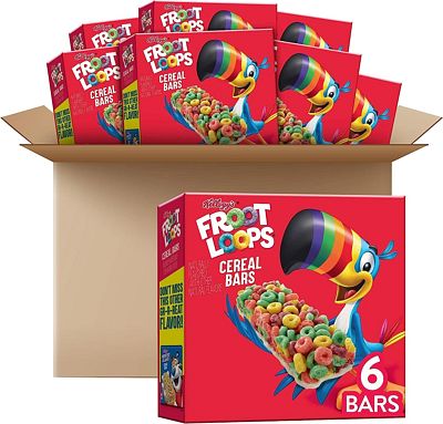 Purchase Froot Loops Cereal Bars, On The Go Snack Food, Kids Snacks, Original (8 Boxes, 48 Bars) at Amazon.com