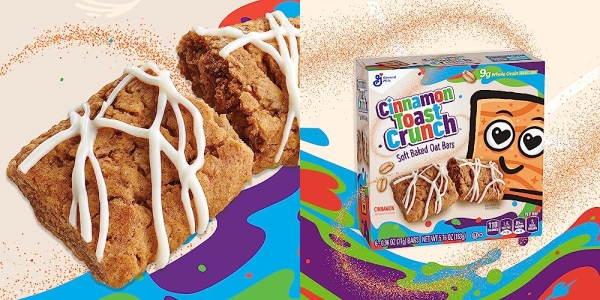 Purchase Cinnamon Toast Crunch Soft Baked Oat Bars, Chewy Snack Bars, 6 ct on Amazon.com