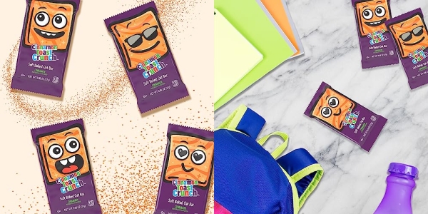 Purchase Cinnamon Toast Crunch Soft Baked Oat Bars, Chewy Snack Bars, 6 ct on Amazon.com