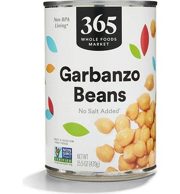 Purchase 365 by Whole Foods Market, Unsalted Garbanzo Beans, 15.5 Ounce at Amazon.com