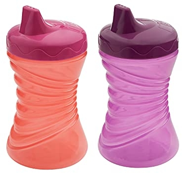 Purchase Gerber Graduates Fun Grips Hard Spout Sippy Cup (Colors may vary), 10-Ounce, 2 cups on Amazon.com