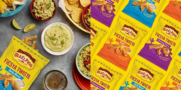 Purchase Old El Paso Fiesta Twists, Zesty Ranch, Crispy Corn Snacks, 5.5 oz on Amazon.com