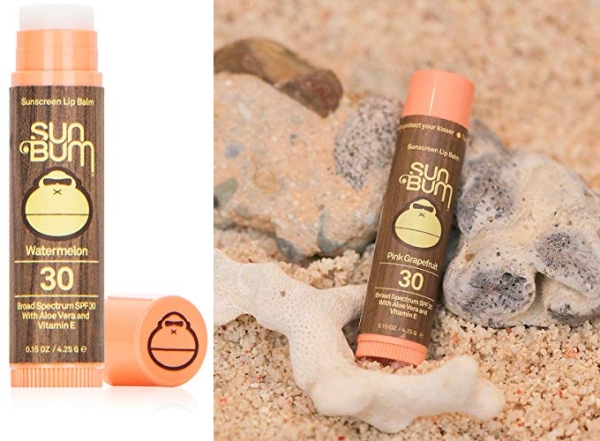 Purchase Sun Bum SPF 30 Sunscreen Lip Balm, Watermelon Flavor on Amazon.com