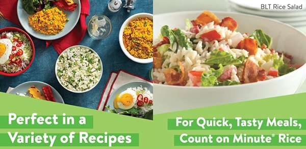 Purchase Minute White Rice, Instant White Rice for Quick Dinner Meals, 72-Ounce Box on Amazon.com