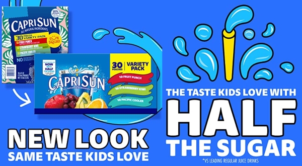 Purchase Capri Sun Fruit Punch, Strawberry Kiwi & Mixed Fruit Variety Pack Ready-to-Drink Juice (30 Pouches, 3 Boxes of 10) on Amazon.com