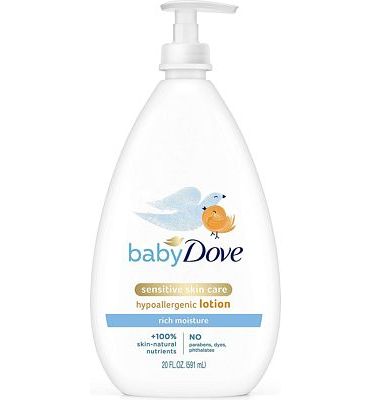 Purchase Baby Dove Sensitive Skin Care Body Lotion For Delicate Baby Skin Rich Moisture With 24-Hour Moisturizer, 20 fl oz (Package May Vary) at Amazon.com