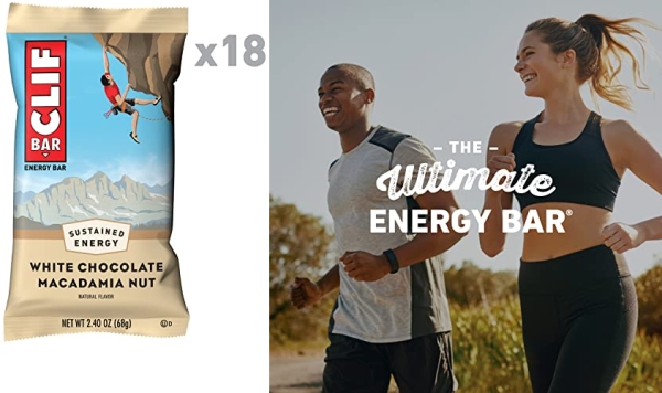 Purchase Clif Bar - Energy Bars - White Chocolate Macadamia Nut Flavor - Made with Organic Oats - Plant Based Food - Vegetarian - Kosher (2.4 Ounce Protein Bars, 18 Count) on Amazon.com