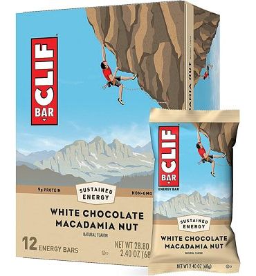Purchase CLIF BAR - White Chocolate Macadamia Nut - Energy Bars - 2.4 oz. (12 Pack) at Amazon.com