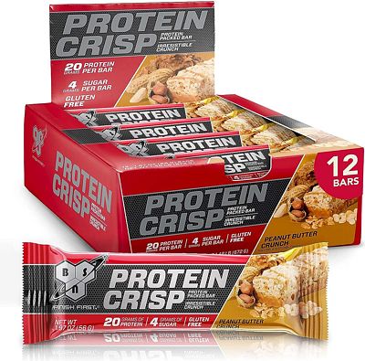 Purchase Bsn Protein Bars - Protein Crisp Peanut Butter Crunch, 1.97 Oz at Amazon.com