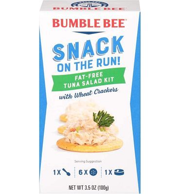 Purchase Bumble Bee Fat-Free Tuna Salad with Crackers Kit - Protein Snack, 3.5 oz at Amazon.com