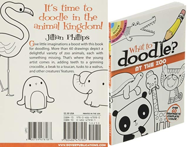 Purchase What to Doodle? At the Zoo (Dover Little Activity Books) on Amazon.com