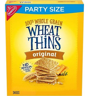 Purchase Wheat Thins Original Whole Grain Wheat Crackers, Party Size, 20 oz Box at Amazon.com