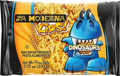 Purchase La Moderna Kids Dinosaur Pasta, Noodles, Durum Wheat, Protein, Fiber, Vitamins, 7 Oz at Amazon.com