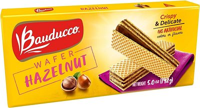 Purchase Bauducco Hazelnut Wafers - Crispy Wafer Cookies With Layers of Hazelnut Flavored Cream - 5.0 oz at Amazon.com