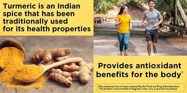Purchase Nature Made Turmeric Curcumin 500 mg, Herbal Supplement for Antioxidant Support, 60 Capsules, 60 Day Supply on Amazon.com