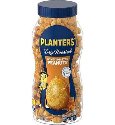 Purchase PLANTERS Honey Roasted Peanuts, Sweet and Salty Snacks, Plant-Based Protein, 16 oz Jar at Amazon.com