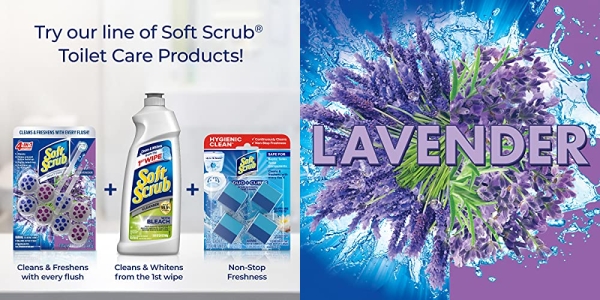 Purchase Soft Scrub 4-in-1 Rim Hanger Toilet Bowl Cleaner, Lavender, 2 Count on Amazon.com