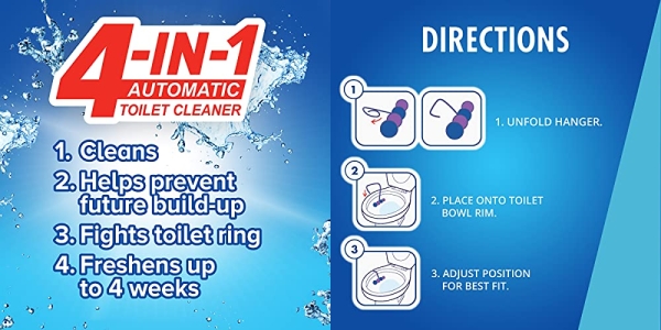 Purchase Soft Scrub 4-in-1 Rim Hanger Toilet Bowl Cleaner, Lavender, 2 Count on Amazon.com