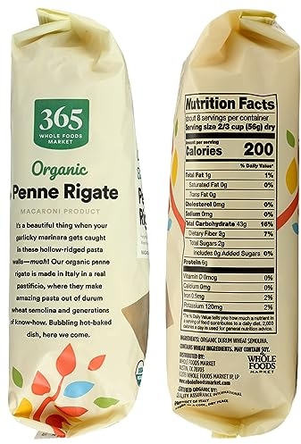 Purchase 365 by Whole Foods Market, Organic Penne Rigate, 16 Ounce on Amazon.com