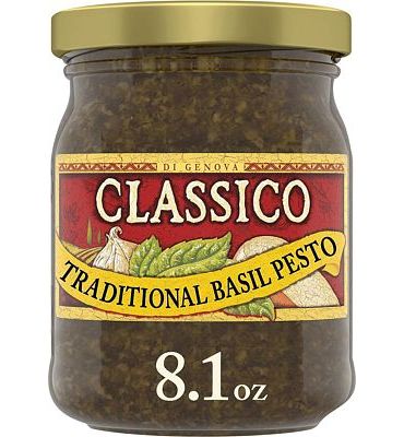 Purchase Classico Signature Recipes Traditional Basil Pesto Sauce & Spread (8.1 oz Jar) at Amazon.com