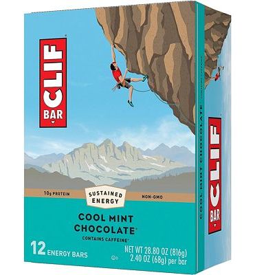 Purchase CLIF BAR - Cool Mint Chocolate with Caffeine (12 Pack) at Amazon.com