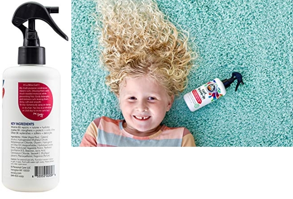 Purchase SoCozy, Curl Spray LeaveIn Conditioner For Kids Hair Detangles and Restores Curls No Parabens Sulfates Synthetic Colors or Dyes, Jojoba Oil, Olive Oil & Vitamin B5, Sweet-Pea, 8 Fl Oz on Amazon.com