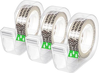 Purchase Amazon Basics Double Sided Tape with Dispenser, 3-Pack, Translucence at Amazon.com