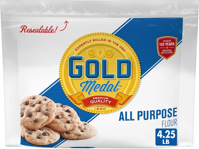 Purchase Gold Medal All Purpose Flour with Resealable Bag, 4.25 pounds at Amazon.com