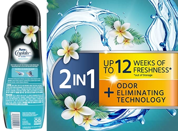 Purchase Purex Crystals in-wash Fragrance and Scent Booster, Tahitian Breeze, 21 Ounce (Pack of 4) on Amazon.com